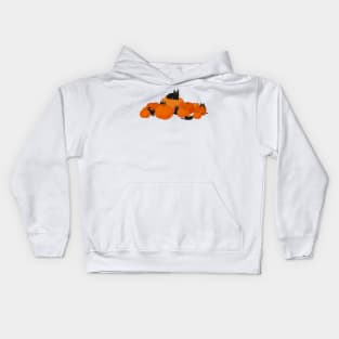 Black Cat Pumpkin Patch Kids Hoodie